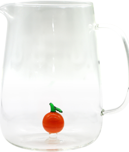 7823 CHASSE-MOUSSE EN VERRE ORANGE